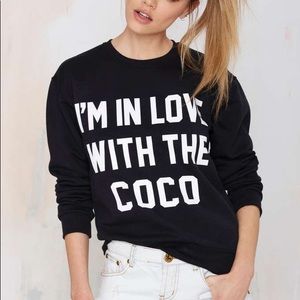 Private party I’m in love with the coco crewneck